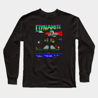 Mod.10 Arcade Dynamite Dan Video Game Long Sleeve T-Shirt